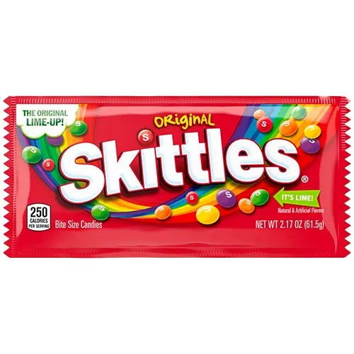 DULCE SKITTLES ORIGINAL 61.5 GRS