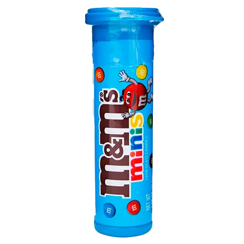 M&M MINIS CHOCOLATE TUBO 30.6 GRS