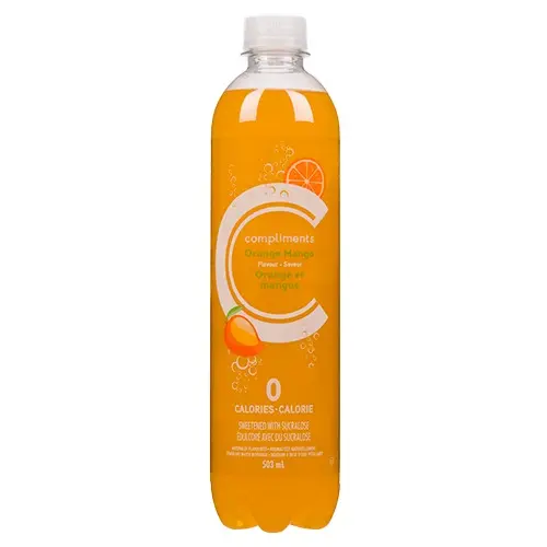 SPARKLING WATER ORANGE MANGO 503 ML