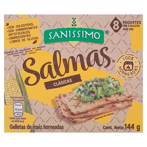 GALLETA SALMAS CLÁSICAS (PAQUETE 8 ) 414 GR