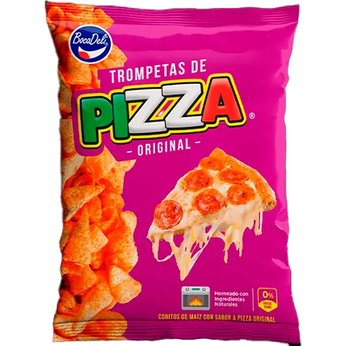 GOLOSINA BOCADELI MEGA TROMPETAS PIZZA 30g x docena