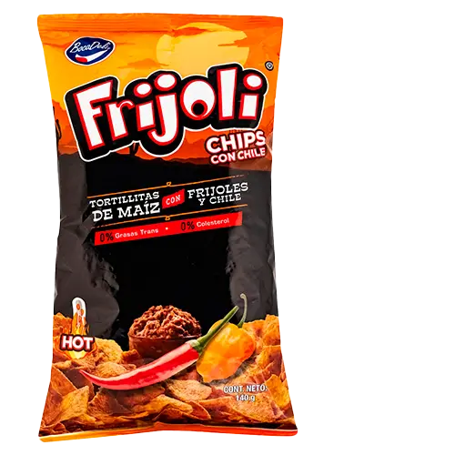 GOLOSINA BOCADELI FRIJOLI CHIPS140 GR