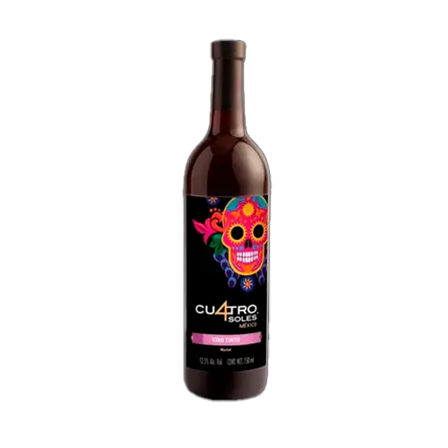 VINO CUATRO SOLES MERLOT 750 ML