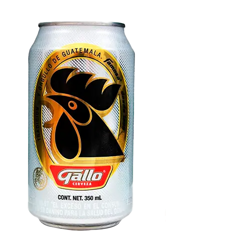 CERVEZA GALLO 350 ML ABRE FACIL