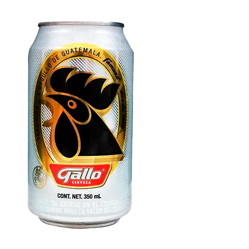 CERVEZA GALLO LATA 350 ML