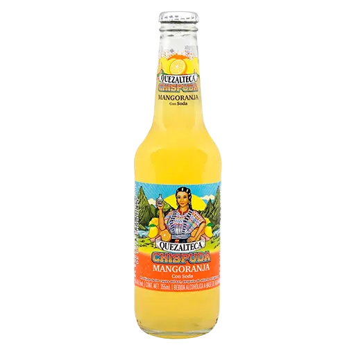 QUEZALTECA CHISPUDA NARANJAMAICA VIDRIO 355ML
