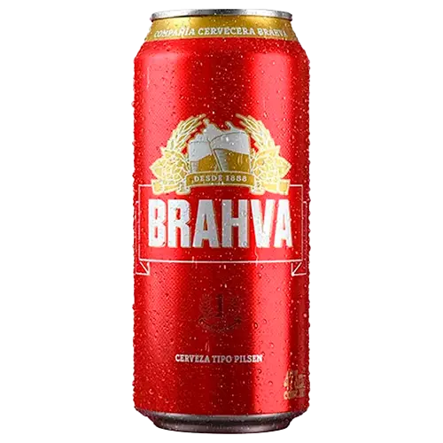 CERVEZA BRAHVA LATA 16 ONZAS