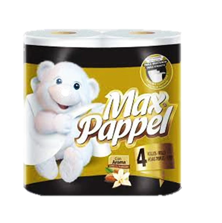 MAX PAPEL XG 4 ROLLOS