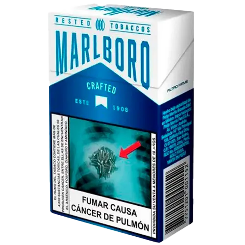 CAJETILLA CIGARROS MARLBORO CRAFTED MINT 20 UNIDADES
