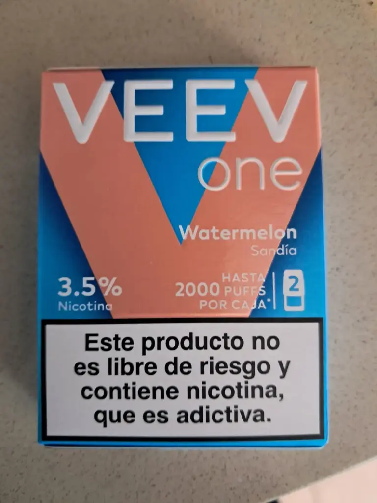 REPUESTOS VAPORIZADOR VEEV 2000 PUFFS WATERMELON