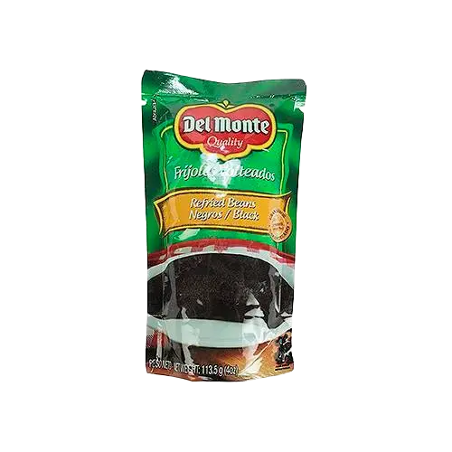 BOLSA DE FRIJOL DEL MONTE FRIJOL  VOLTEADO NEGRO 4 ONZ
