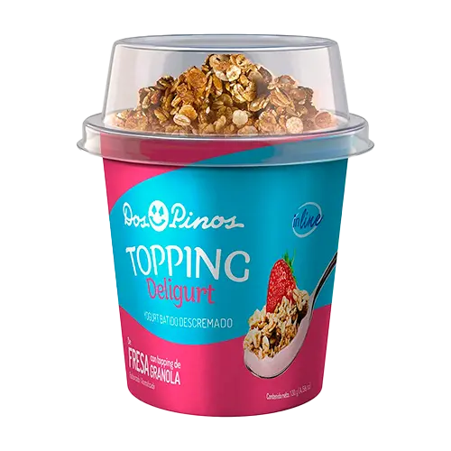 YOGURT FRESA TOPPIN GRANOLA DOS PINOS 130GR