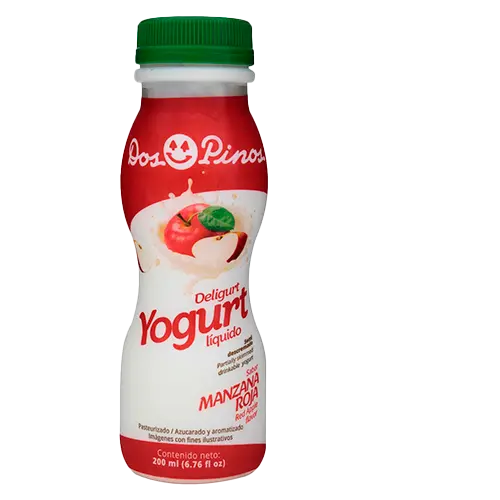 YOGURT MANZANA ROJA DOS PINOS 200ML