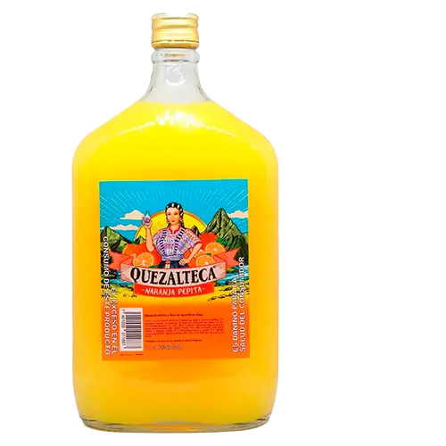 AGUARDIENTE QUETZALTECA NARANJA PEPITA 1 LT