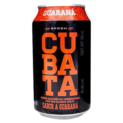 RON CUBATA GUARANÁ 350ML