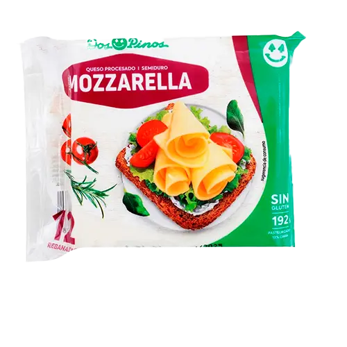 QUESO DOS PINOS PROCESADO MOZZARELLA 192GR