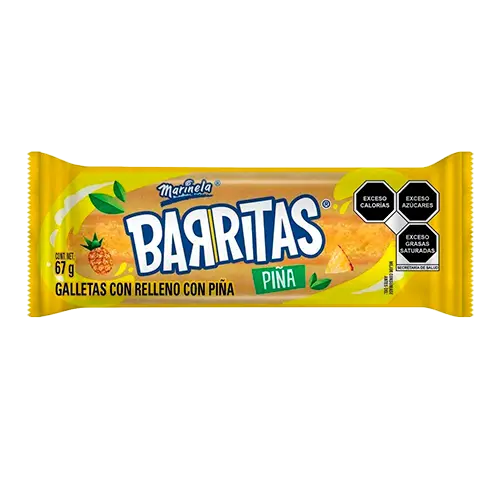 GALLETA BIMBO MARINELA BARRITA PIÑA MARINELA 104 GR