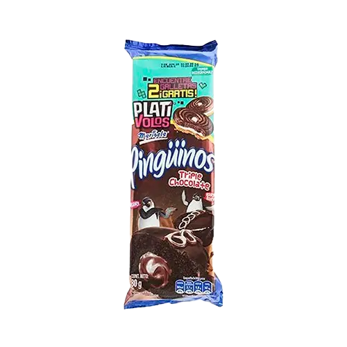 PANITO BIMBO MARINELA PINGUINO TRIPLE CHOCOLATE 80 GR