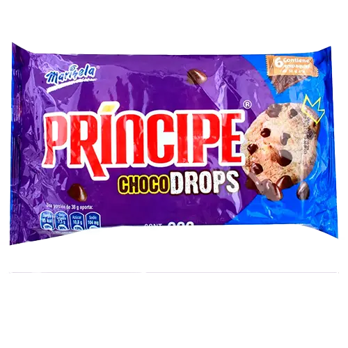 GALLETA BIMBO MARINELA PRINCIPE CHOCO DROPS 85 GR