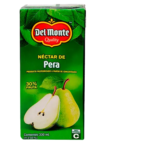 JUGO NECTAR DEL MONTE PERA 330 ML TETRA PAK