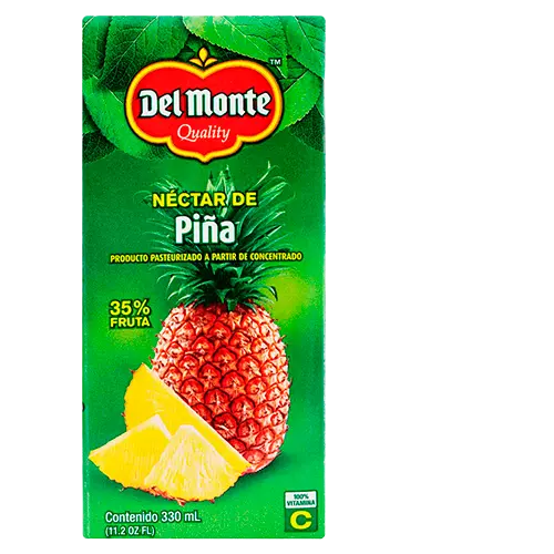 JUGO NECTAR DEL MONTE PIÑA 330ML TETRA PAK