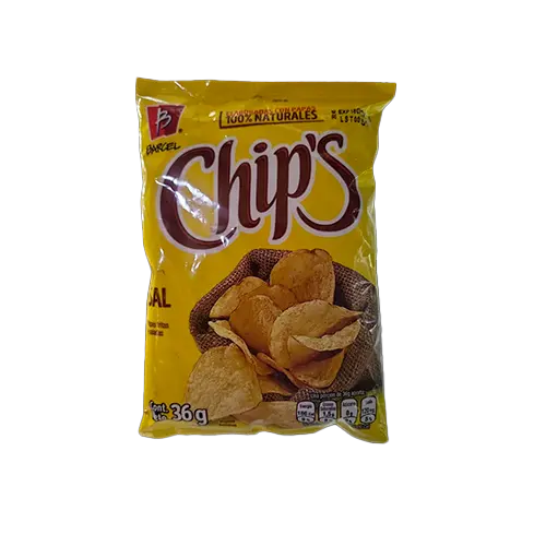 GOLOSINA BARCEL CHIPS SAL 36G