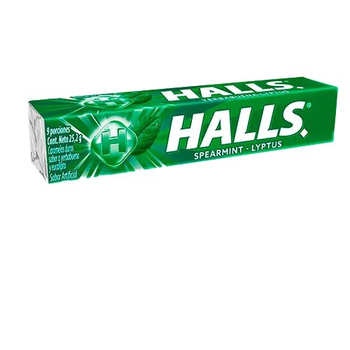 DULCE HALLS HIERBABUENA BARRA 25.2 GRS