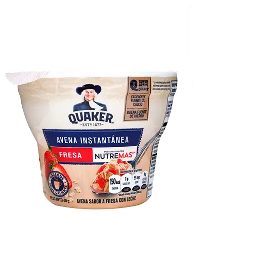 AVENA INSTANTANEA QUAKER FRESA 40 GRS PREPARADA