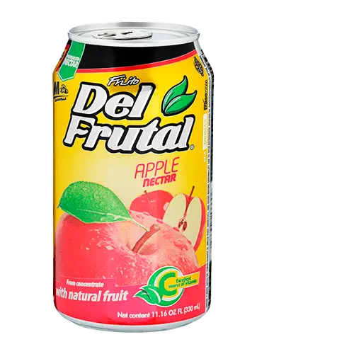 JUGO NECTAR DEL FRUTAL MANZANA LATA  330ML