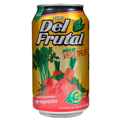 JUGO NECTAR DEL FRUTAL VEGETALES LATA 330 ML