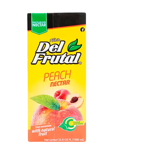 JUGO NECTARL DEL FRUTAL MELOCOTON 1LT