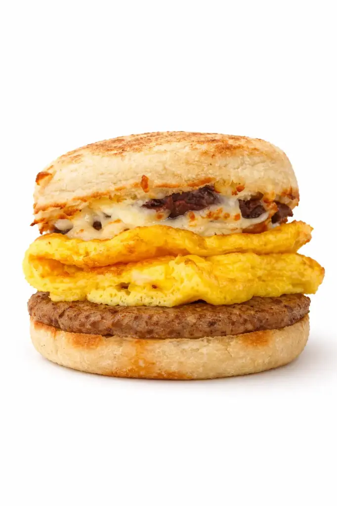 Muffin de frijol y queso mozzarella 