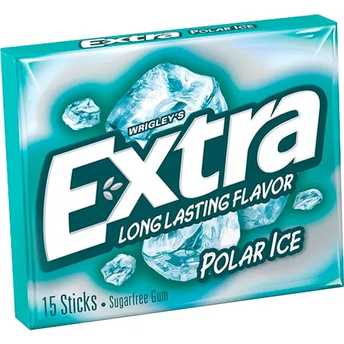 [02289805] CHICLE EXTRA SLIM PACK POLAR ICE 