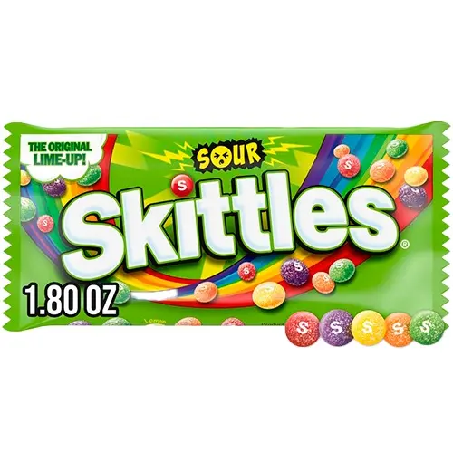 [4026606] DULCE SKITTLES SOUR 61.5 GRS
