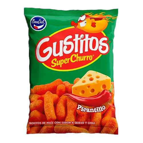 [660756016009] GOLOSINA BOCADELI  MEGA SUPER CHURRO PICANTILLO 27GR