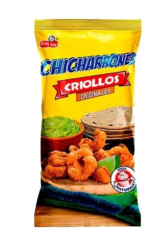 [721282300243] GOLOSINAS YUMMIES CHICHARRONES CRIOLLOS ORIGINALES 180 GRS