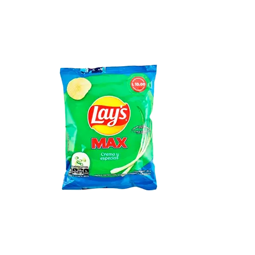 [721282408703] GOLOSINA FRITO LAYS MAX CREMA Y CEBOLLA 31 GRMS