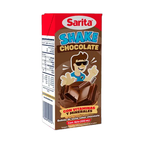 [7401090804784] BEBIDA SARITA SHAKE CHOCOLATE 200 ML