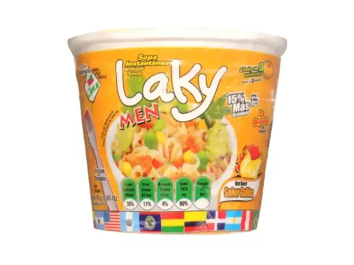 [7404001800363] SOPA LAKY MEN INSTANTANEA GALLINA 75 GRMS