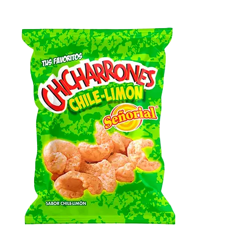 [7406007030089] GOLOSINA SEÑORIAL CHICHARRONES CHILE LIMON 55 GR