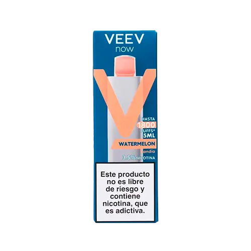 [7406135040141] VAPORIZADOR VEEV 500 PUFFS WATERMELON