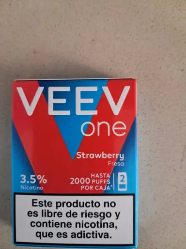 [7406135042756] REPUESTO VAPORIZADOR VEEV 2000 PUFFS STRAWBERRY