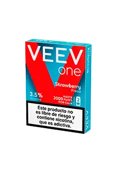 [7406135042794] CAJA 5 REPUESTOS VAPORIZADOR VEEV 2000 PUFFS BLUEBERRY