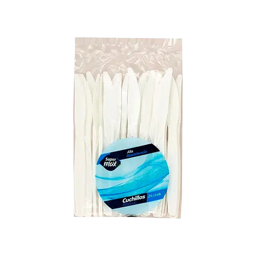 [7406213000111] CUCHILLOS DESECHABLES 25 UNIDADES