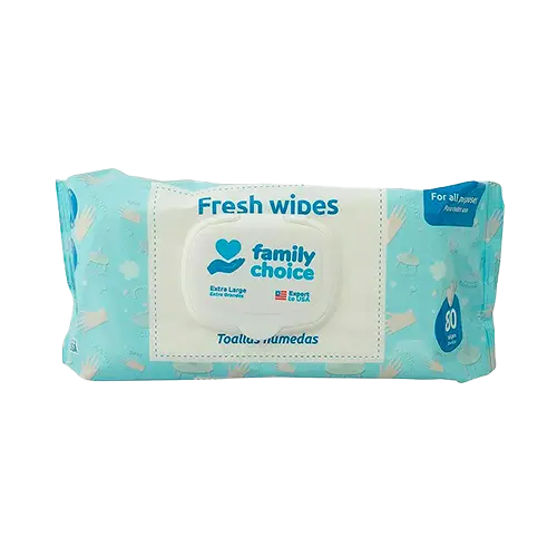 [7406233000115] TOALLAS HUMEDAS FAMILY CHOICE 600 GR