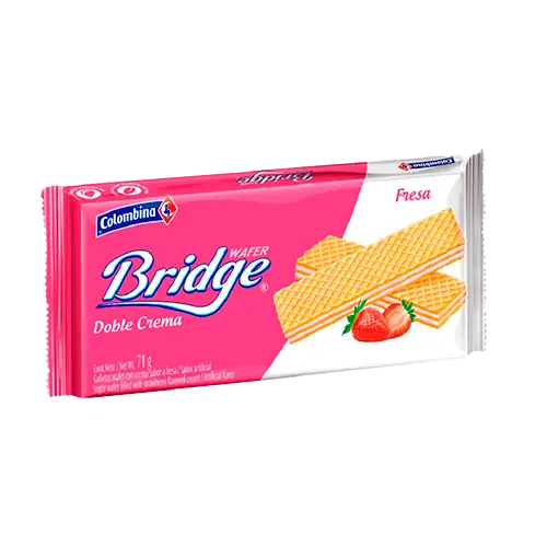 [7406234005726] GALLETA BRIDGE FRESA 30G