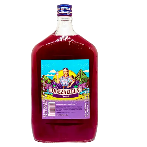[7406293000704] AGUARDIENTE QUETZALTECA MORA 1 LT