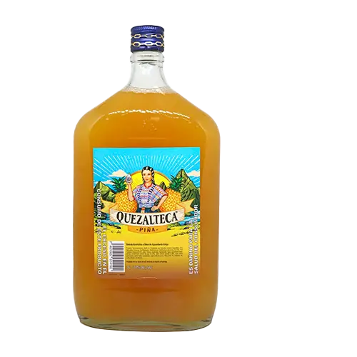 [7406293000766] AGUARDIENTE QUETZALTECA PIÑA 1 LT