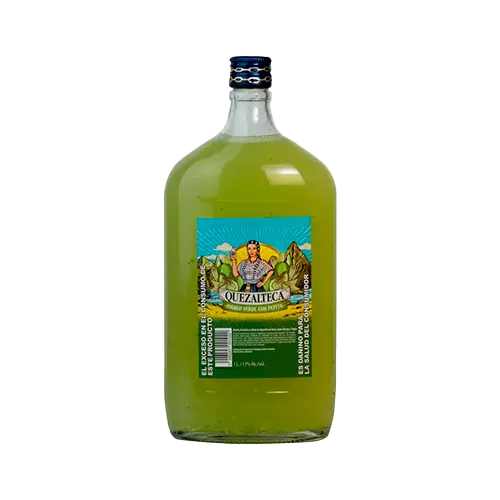 [7406293001022] AGUARDIENTE QUETZALTECA MANGO VERDE 1LT