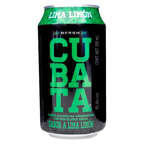 [7406451000034] RON CUBATA LIMA LIMON 350 ML